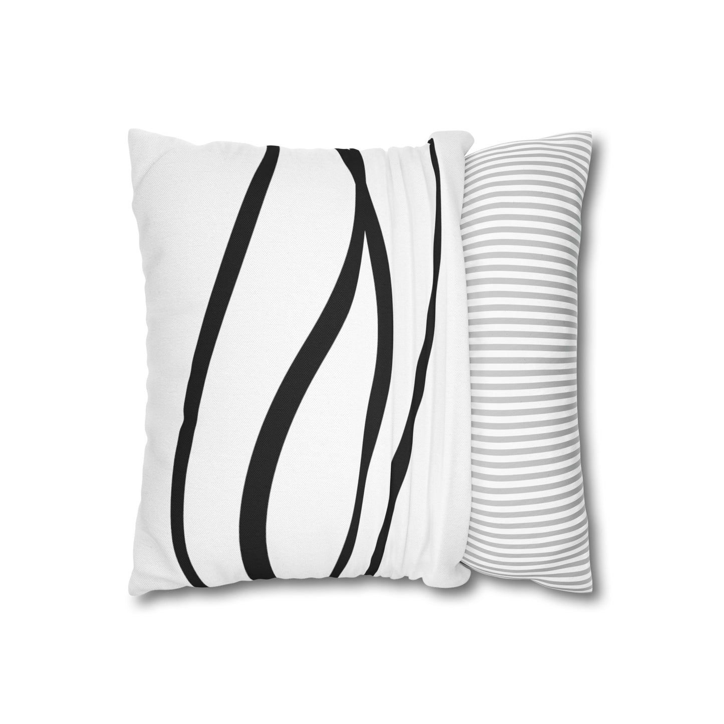 Spun Polyester Square Pillowcase