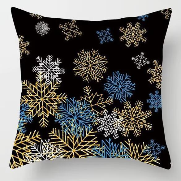 Snow moose pillow case