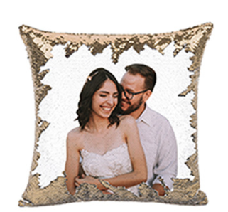 Magic Sequined Custom Gift Pillow