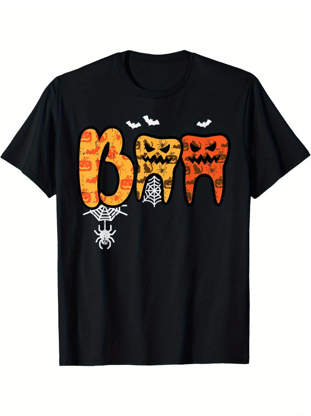 Men's Letter Pattern Printed T-shirt - Soft Round Neck, Comfortable Fit, Slightly Elastic Knitted Fabric, Casual Summer T-shirt